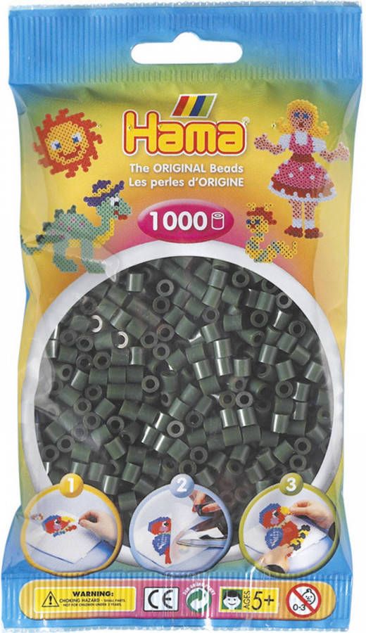 Hama Strijkkralen Original 1000 Stuks Donkergroen