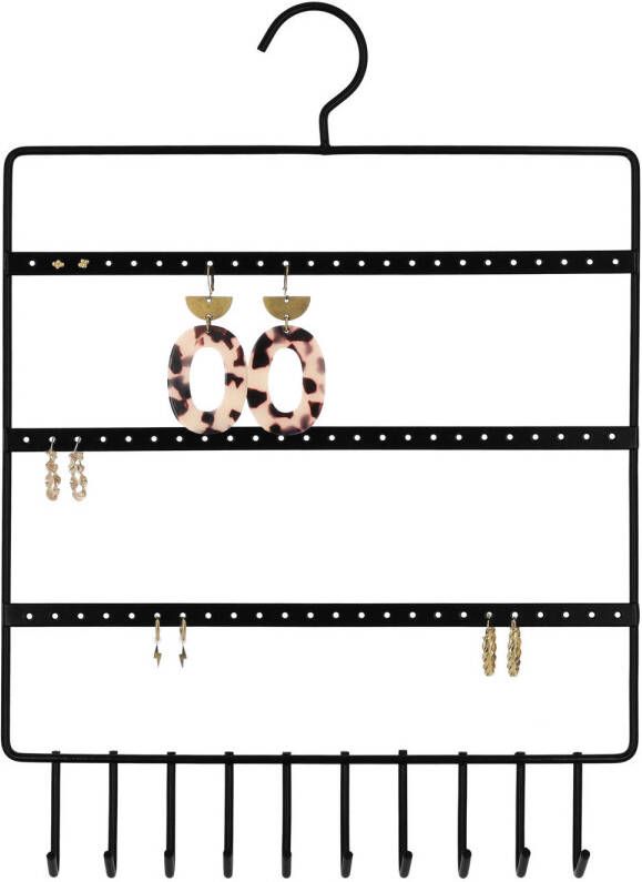 LYVION Oorbellenrekje Met Hanger Zwart
