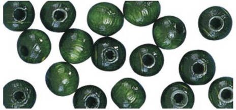 Rayher Hobby 52x Groene Houten Kralen 10 Mm Hobbykralen
