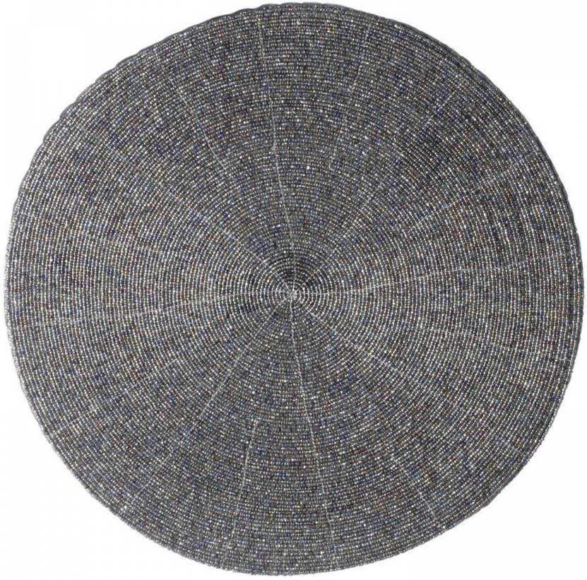 Secret de Gourmet Ronde Placemat Kralen Grijs 35 Cm Placemats