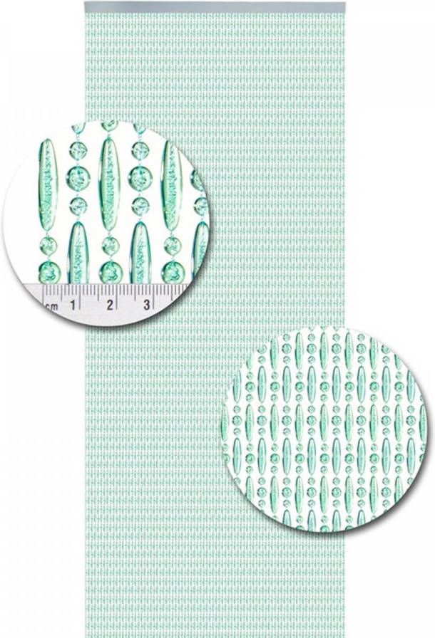 Kralen Vliegengordijn Turqoise