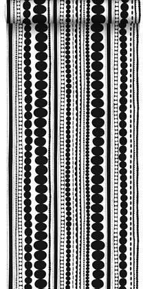 Esta Home ESTAhome behang kralen zwart en wit 138838 0, 53 x 10, 05