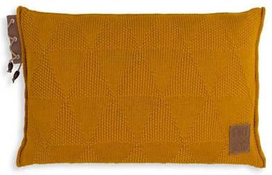 Knit Factory Jay Sierkussen Oker 60x40 cm