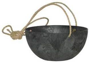 Plantenwinkel.nl Artstone fiona hanging basket zwart