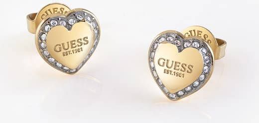 Guess Oorbellen Earrings Fine Heart JUBE01427JWYGT Goudkleurig
