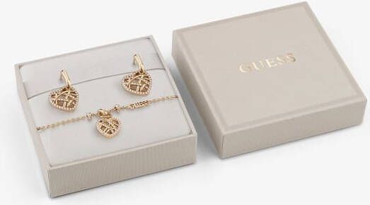 Guess "Heart Cage" Armband En Oorbellen Box