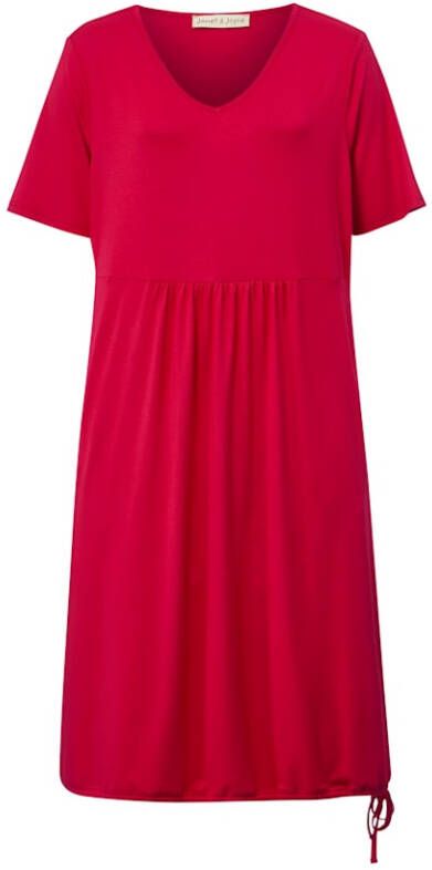 Janet & Joyce Jurk met steekzakken opzij Rood