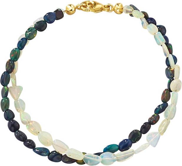 KLiNGEL Armband met kristalopalen Multicolor