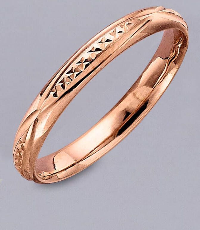 KLiNGEL Damesring 9 kt. Roodgoudkleur