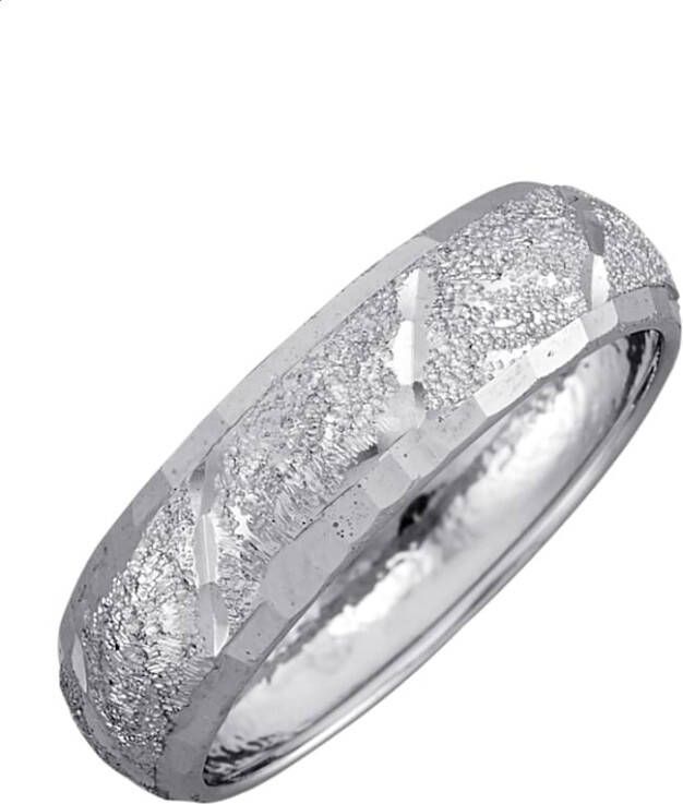 KLiNGEL Damesring 9 kt. wit Witgoudkleur