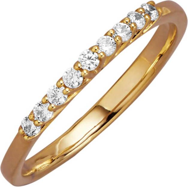 KLiNGEL Damesring met briljanten Goudkleur