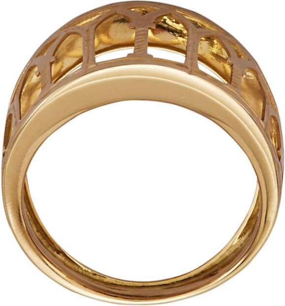 KLiNGEL Damesring van 9 kt. Geelgoudkleur
