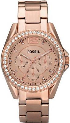 Fossil Horloges Riley ES2811 Rosé, goudkleurig