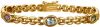KLiNGEL Armband met verschillende edelstenen, van echt zilver Goudkleur online kopen