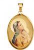KLiNGEL Hanger Heilige Maria met kindje Jezus Goudkleur online kopen