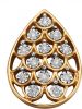 KLiNGEL Hanger met diamanten Geelgoudkleur online kopen