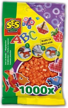 SES Creative Strijkkralen 1000 Kralen Oranje