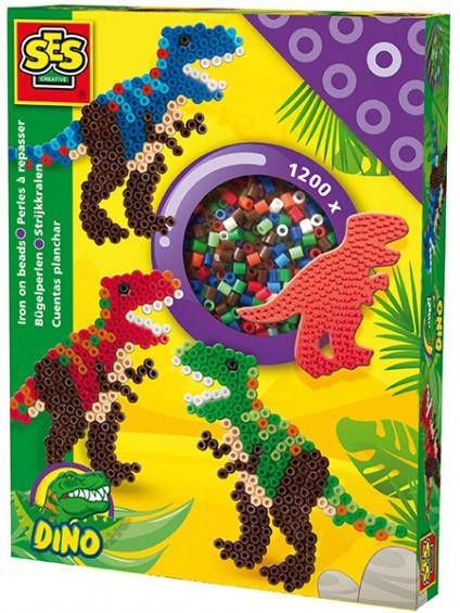 SES Beedz strijkkralenset T Rex