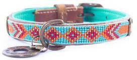 DWAM Halsband Paddy Lee Turquoise Hondenhalsband 26 29x2 cm