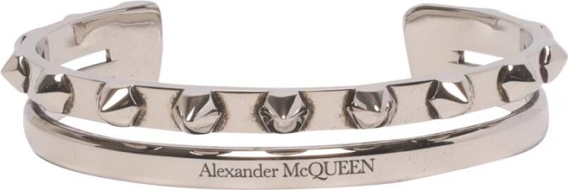 alexander mcqueen Bijoux Silver , Grijs, Heren