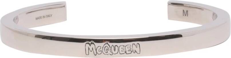 alexander mcqueen Bijoux Silver , Grijs, Heren