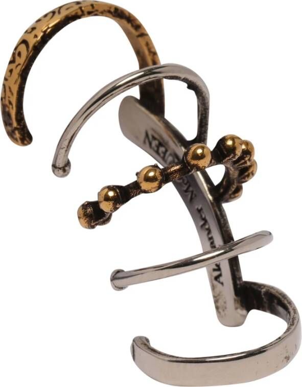 alexander mcqueen Bijoux Silver , Grijs, Dames