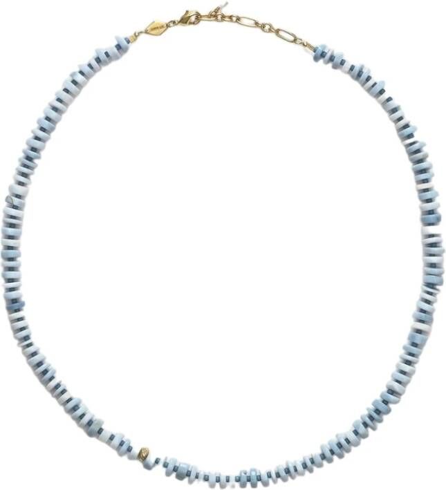 ANNI LU The Big Blue ketting met glassteen