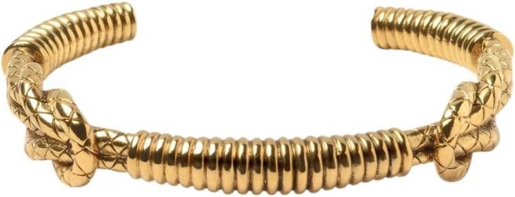 Aurélie Bidermann Tao armband in gouden metaal , Geel, Dames