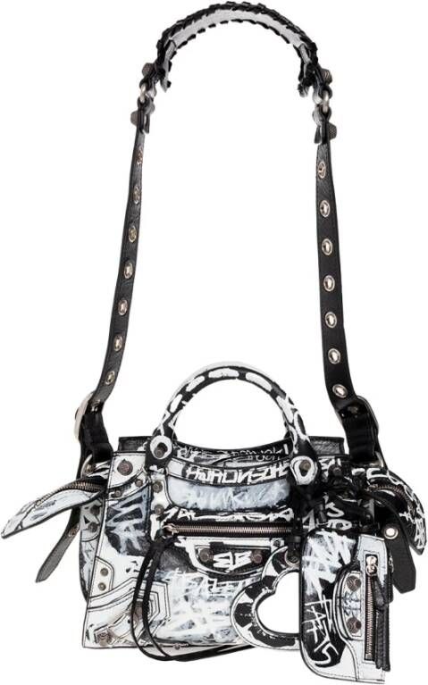 Balenciaga Neo Cagole schoudertas , Zwart, Dames