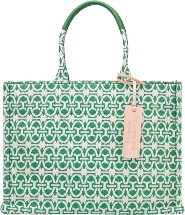 Coccinelle Never Without Bag Monogram Medium , Groen, Dames