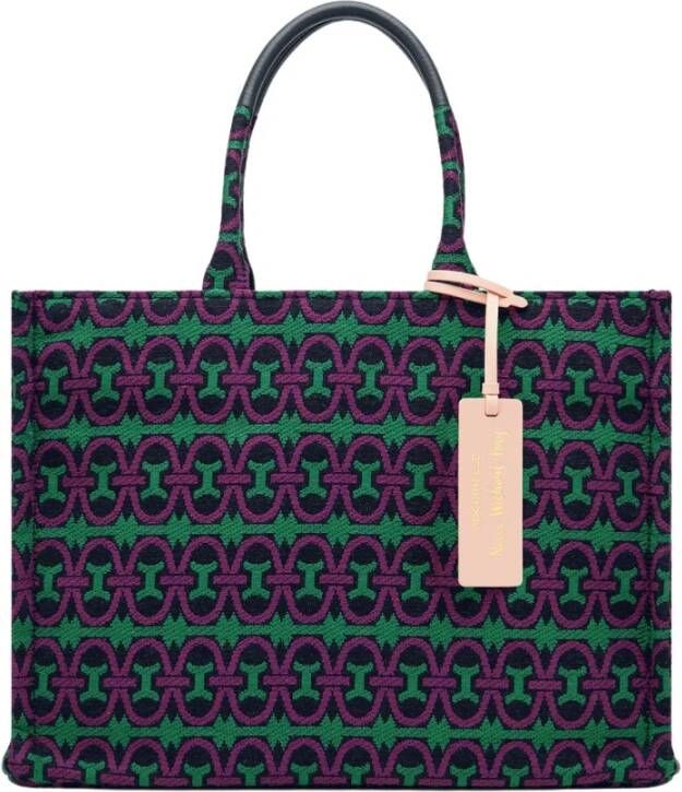 Coccinelle Never Without Bag Monogram Medium , Groen, Dames