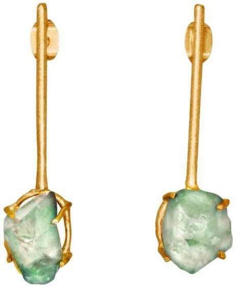 Dinari Jewels Fluoriet snoepoorbellen , Groen, Dames
