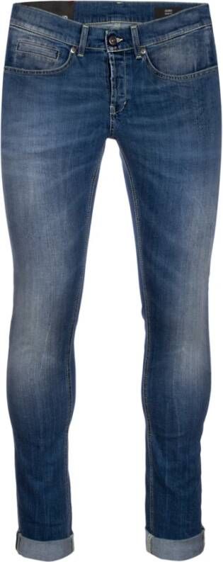 Dondup Voldoende zwarte verfraaide broche , Blauw, Heren