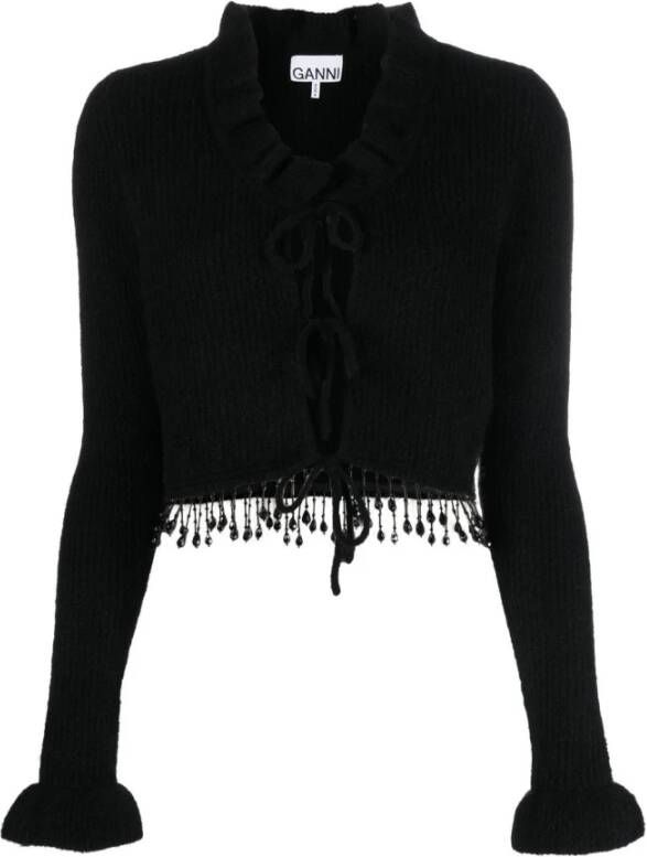 Ganni Handtassen voor het eigendom van canvas , Zwart, Dames