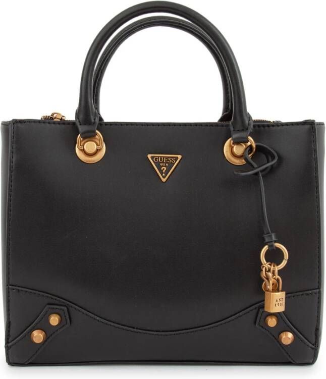 Guess Zwarte Handtas Amantea Girlfriend Satchel
