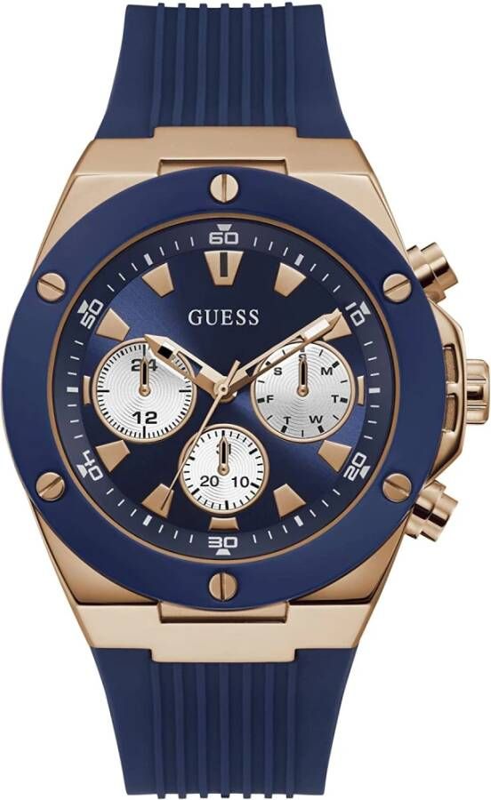 Guess Horloges Blauw Heren
