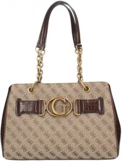 Guess Schoudertassen Bruin Dames