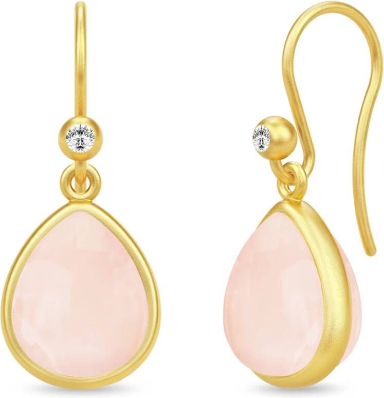 Julie Sandlau Paloma oorbellen , Roze, Dames