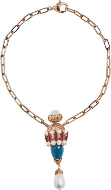 La DoubleJ Medici Necklace , Blauw, Dames
