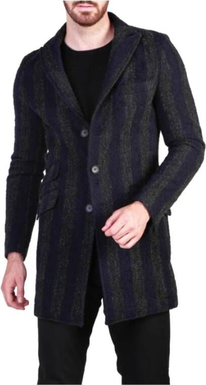 Made in Italia Coat Amerigo , Blauw, Heren