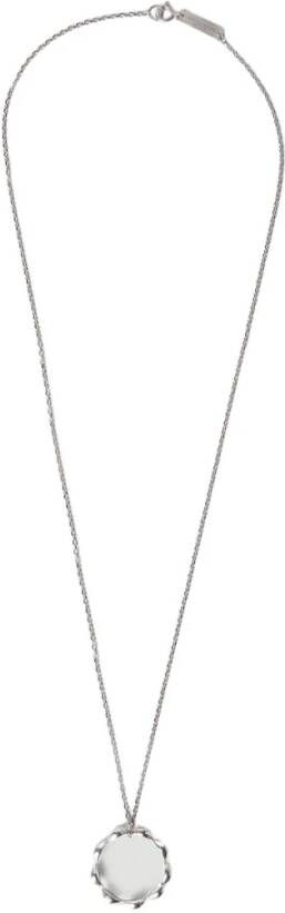 Maison Margiela Pendant Necklace , Grijs, Heren