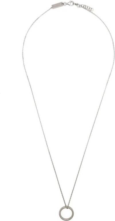 Maison Margiela Silverecklace , Grijs, Unisex