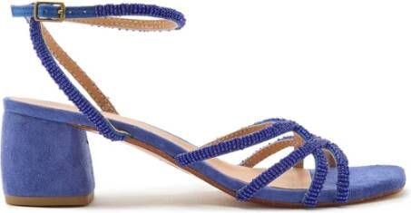 Maliparmi Sandalen met hoge hakken , Blauw, Dames