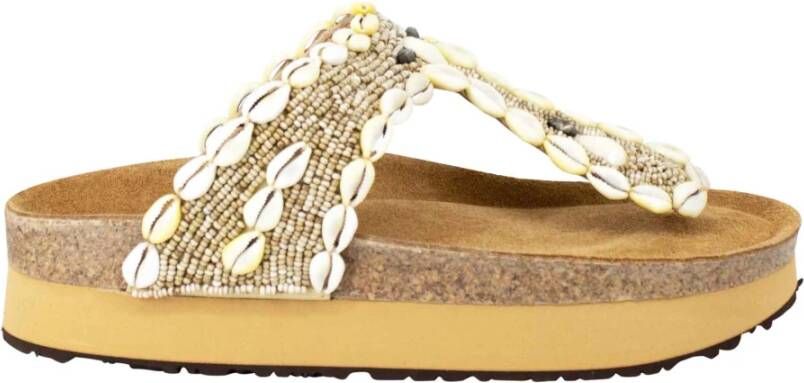 Maliparmi Slippers Beige Dames