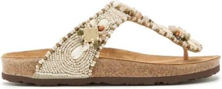 Maliparmi Slippers Beige Dames