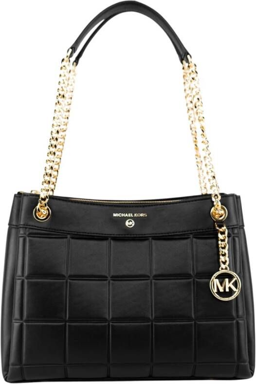 Michael Kors Susan MD Shoulder Bag , Zwart, Dames
