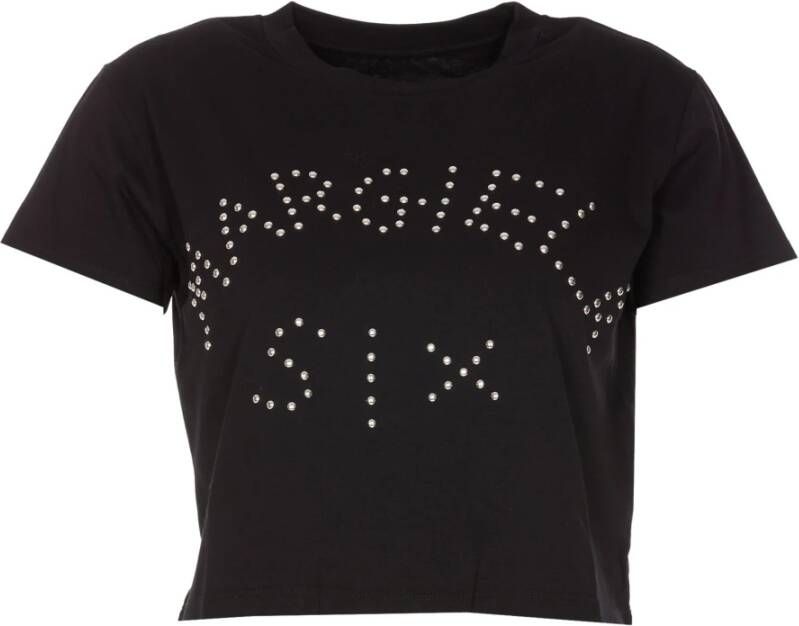 MM6 Maison Margiela T shirts en polos , Zwart, Dames