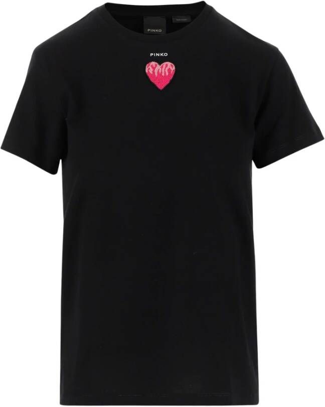 pinko T shirts Zwart Dames