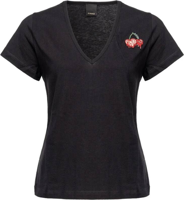 pinko T shirts Zwart Dames