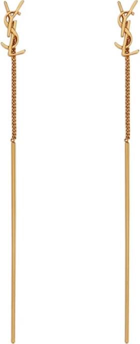 Saint Laurent Oorbellen Geel Dames